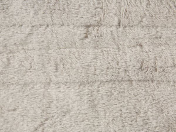 Tæppe i Beige Polyesterstof 180 x 220 cm Moderne Minimalistisk Plaid Fluffet
