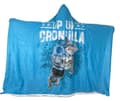 Miniatyrbild 4 av 4: Plush Filt Pläd med Huva Up Up Gronulla Sharks