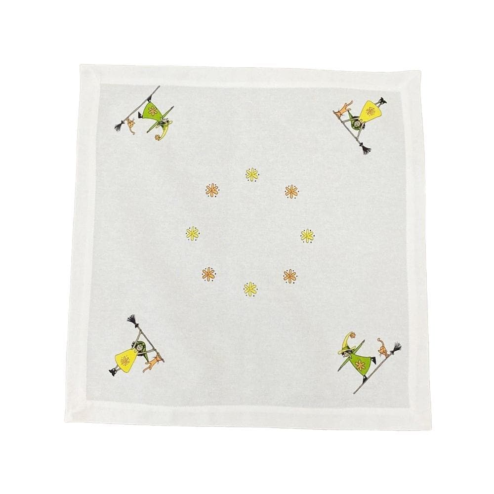 Påskduk Häxan Vit 50x50 cm - Arvidssons Textil