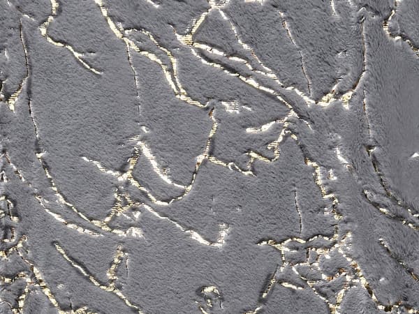 Huopa harmaa 180 x 130 cm kultainen marmorikuvio pehmeä polyesteri