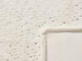 Miniatyrbild 6 av 6: Filt Off-white Polyester 150 x 200 cm Överkast Gyllene Stjärnmönster Vardagsrum Sovrum
