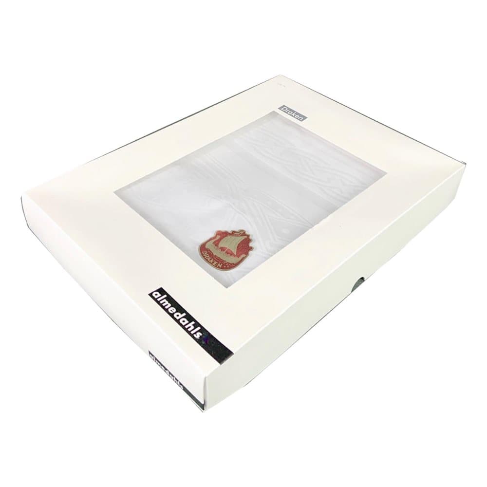 Bordsduk Draken Vit 150x300 cm - Almedahls