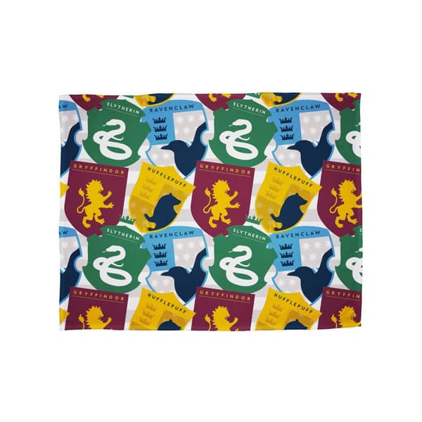 Harry Potter Fleece klistermærker Tæppe Multicoloured One Size
