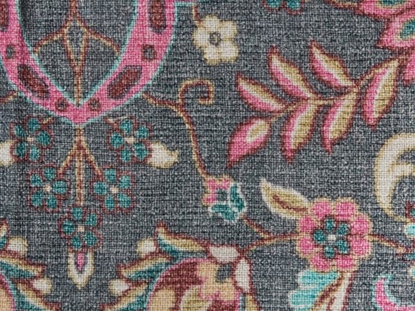 Filt Flerfärgad Bomull 130 x 180 cm Säng Överkast Blommigt Mönster Fransar Dekorativ Accentstycke