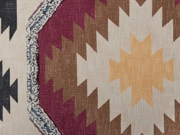 Filt Säng Överkast Flerfärgad Bomull 130 x 180 cm Boho Rustik Accentstycke Sovrum Vardagsrum