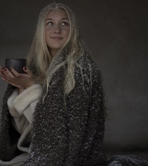 Pläd Ludde Grå