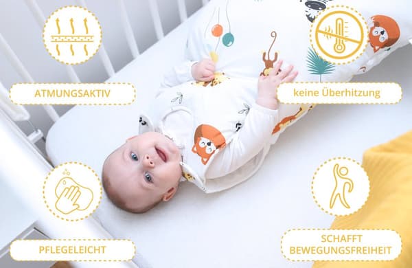 Vinter sovsäck baby 110 cm med dragkedja - vinter baby sovsäck varm barnsovsäck gjord av bomull safari