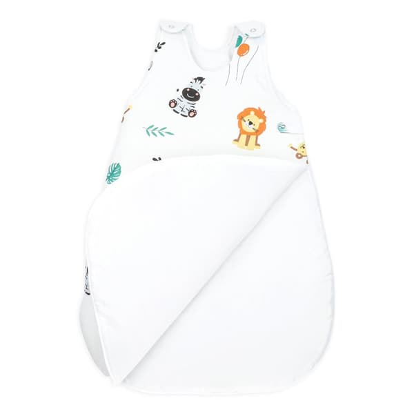 Vinter sovsäck baby 110 cm med dragkedja - vinter baby sovsäck varm barnsovsäck gjord av bomull safari