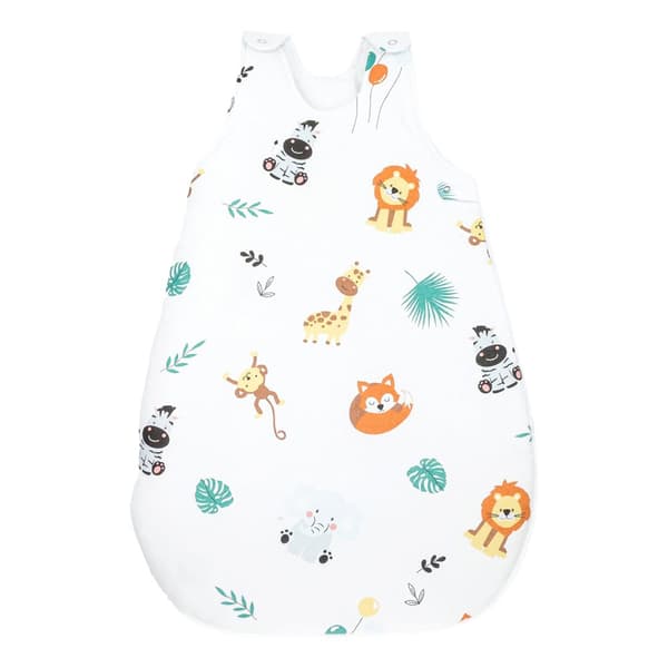Vinter sovsäck baby 110 cm med dragkedja - vinter baby sovsäck varm barnsovsäck gjord av bomull safari