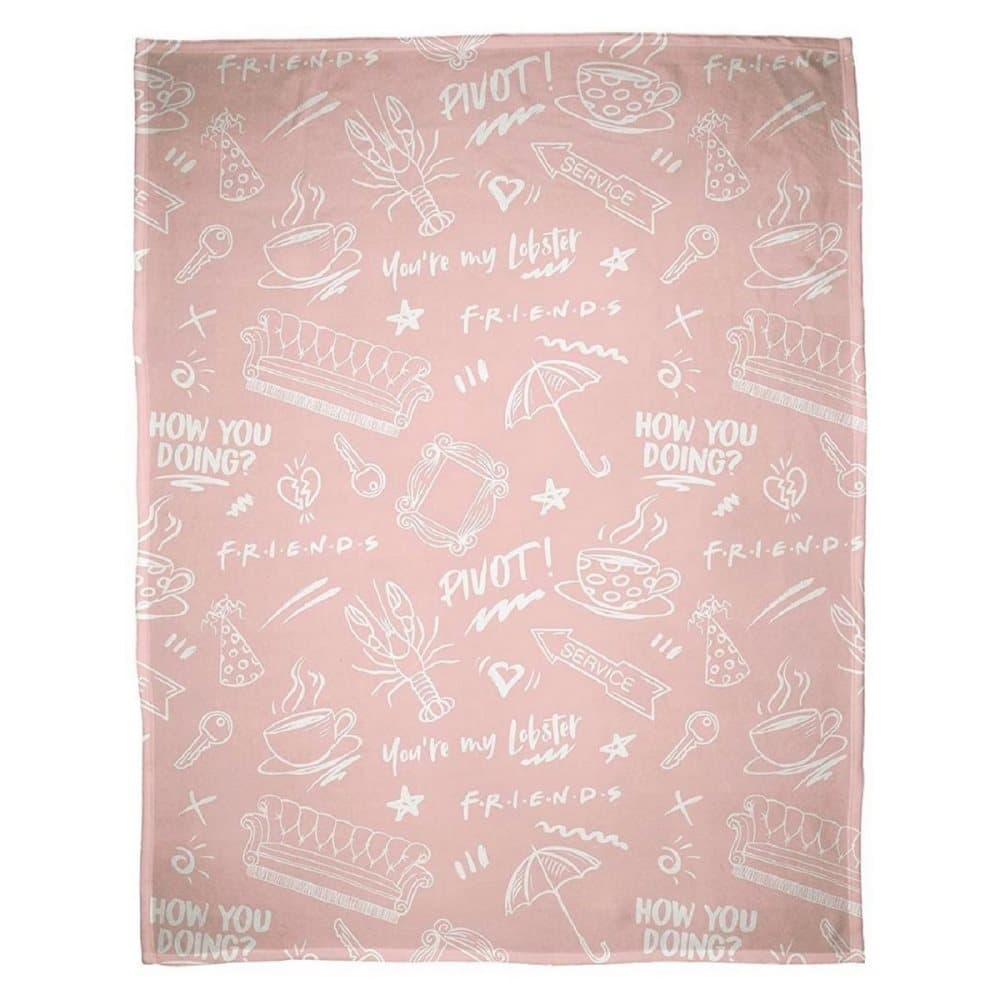 Friends Fleece kaffetäcke