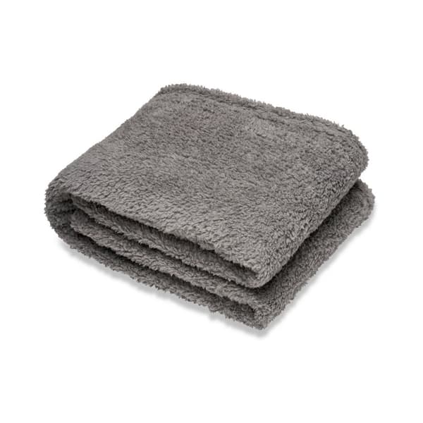 Ribbon Teddy Fleece-tæppe Grey One Size