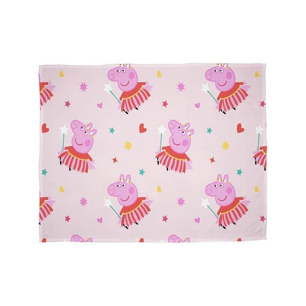 Peppa Pig Magic Fleece-täcke Pink One Size