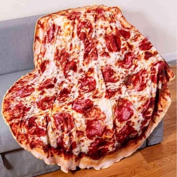 Rundt teppe, Pizza - 150 cm