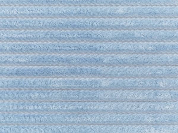 Teppe Blå Polyester 150 x 200 cm Ribbet struktur med pom-poms Pledd Sengetøy