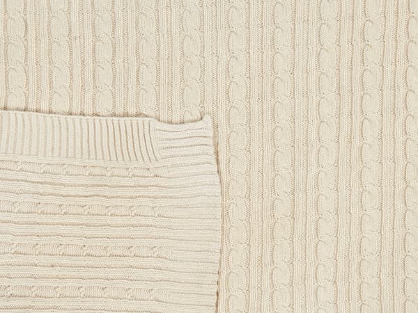 Teppe Beige Bomull 110 x 180 cm Sengeteppe Sengeteppe Sofateppe Boho stil