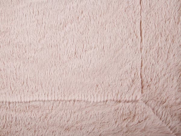 Sengeteppe Rosa Plysj 180 x 200 cm Fluffy Soverom Stue