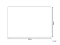 Miniatyrbilde 3 av 6: Teppe Hvit Akryl 180 x 220 cm Stue Fluffy Throw Imitert pels Skandinavisk Design