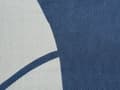 Miniatyrbilde 7 av 7: Pledd Blå Hvit Akryl Polyester 130 x 170 cm Abstrakt mønster Frynser Moderne Dekorasjon Tekstil Stue Soverom Sengeteppe