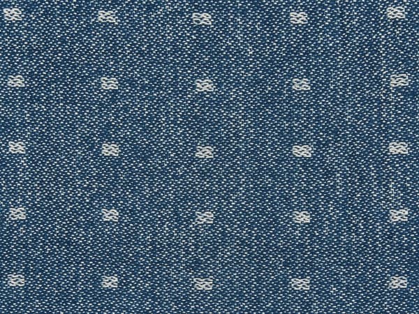 Pledd Mørkeblå Bomull Akryl 130 x 170 cm Geometrisk mønster Frynser Boho Dekorasjon Tekstil Stue Soverom Sengeteppe