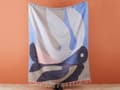 Miniatyrbillede 4 af 7: Plaid Multifarvet Akryl og Polyester 130 x 170 Dekorativ Mønstret Slumretæppe med Frynser Kvaster til Sofaen Sengen Tilbehør Sengetæppe