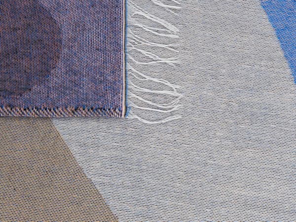 Filt Flerfärgad Akryl och Polyester 130 x 170 cm Sängkast Abstrakt Mönster Fransar Sovrum Vardagsrum
