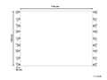 Pikkukuva 3 / 7: Viltti musta/valkoinen polyesterin ja akryylin sekoitus 130 x 170 cm raidallinen tupsuilla