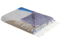 Miniatyrbilde 1 av 7: Pledd Flerfarget Polyester Akryl 130 x 170 cm Frynser Abstrakt mønster Sengeteppe Dekorativt Stue Soverom