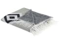 Miniatyrbilde 1 av 7: Pledd Grå Akryl Polyester 130 x 170 cm Frynser Geometrisk mønster Sengeteppe Dekorativt Soverom Stue