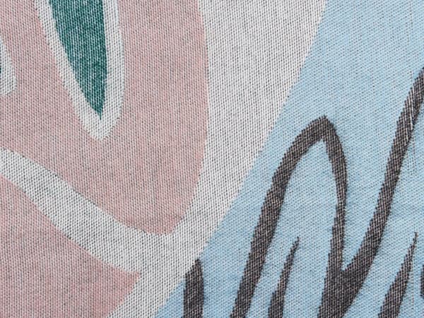 Filt Flerfärgad Polyester och Akrylblandning 130 x 170 cm Dekorativ Blommigt Mönster Dubbelsidigt Mönster