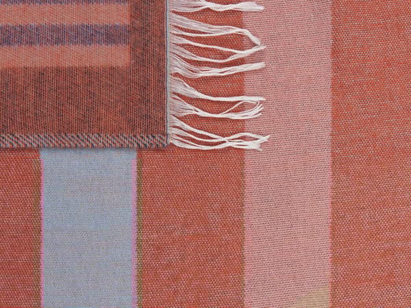 Pledd Flerfarget Akryl Polyester 130 x 170 cm Abstrakt mønster Frynser Dekorativt Tilbehør Sengeteppe Soverom Stue