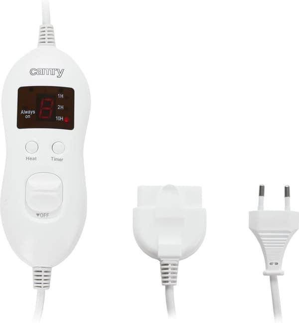 Camry CR 7417 elektrisk tæppe 2x 60 W grå
