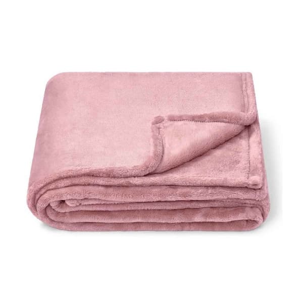 Brand Lab Fleecetæppe Blush Pink One Size
