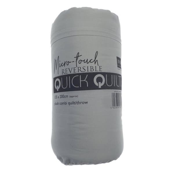 Home & Living Luksus rejse Quilt Grey One Size