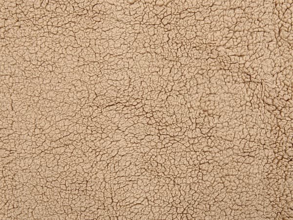 Filt Beige Fuskpäls 125 x 150 cm Teddybjörn Mjuk Fluffig Dekorativt Hemtillbehör