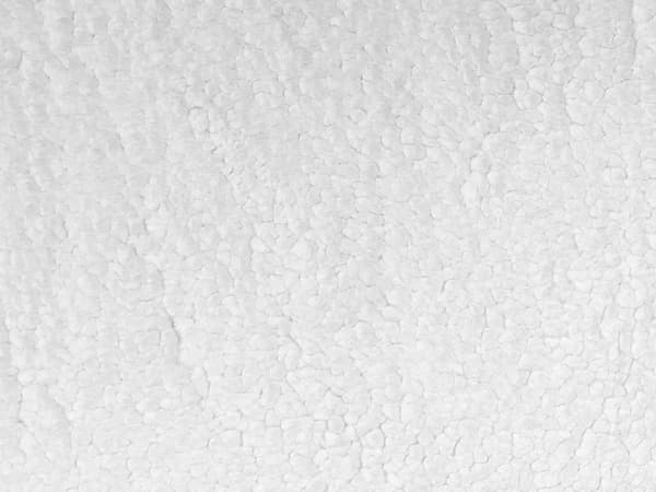 Filt Vit Fuskpäls 125 x 150 cm Teddybjörn Mjuk Fluffig Dekorativt Hemtillbehör