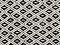 Miniatyrbillede 7 af 7: Plaid Sort Hvid Bomuld 125 x 150 cm Blød Hyggetæppe til Sofa Moderne Strikmønster Varm Bomuldstæppe Design Skandinavisk Senge Plaid