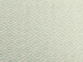 Pikkukuva 6 / 6: Huopa vihreä beige 125 x 150 cm puuvilla tupsut geometrinen kuvio viltti boho