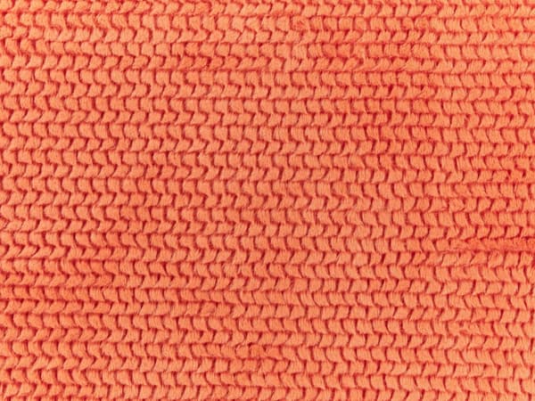 Huopa oranssi polyesteri 150 x 200 cm pehmeä pörröinen torkkupeitto kodin sisustus