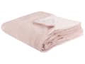 Miniatyrbild 1 av 5: Filt Rosa Polyester 150 x 200 cm Pälsig Mjuk Överkast Hemtillbehör