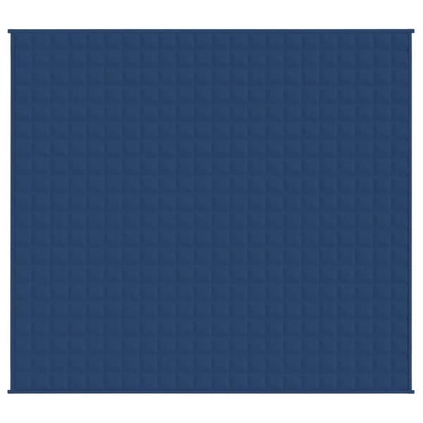 vidaXL Vektdyne blå 220x235 cm 11 kg stoff