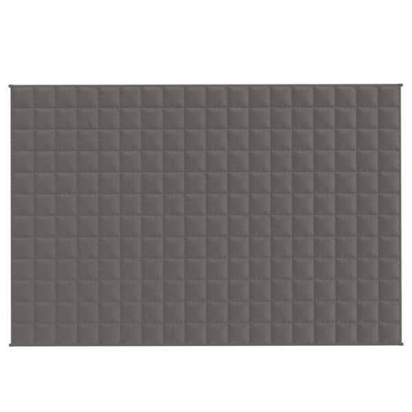 vidaXL Vektdyne grå 120x180 cm 5 kg stoff