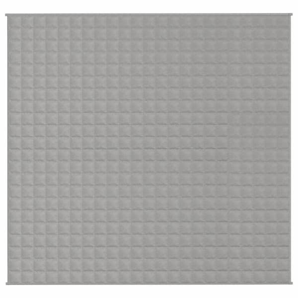 vidaXL Vektdyne grå 220x235 cm 15 kg stoff