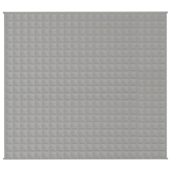 vidaXL Vektdyne grå 200x225 cm 13 kg stoff