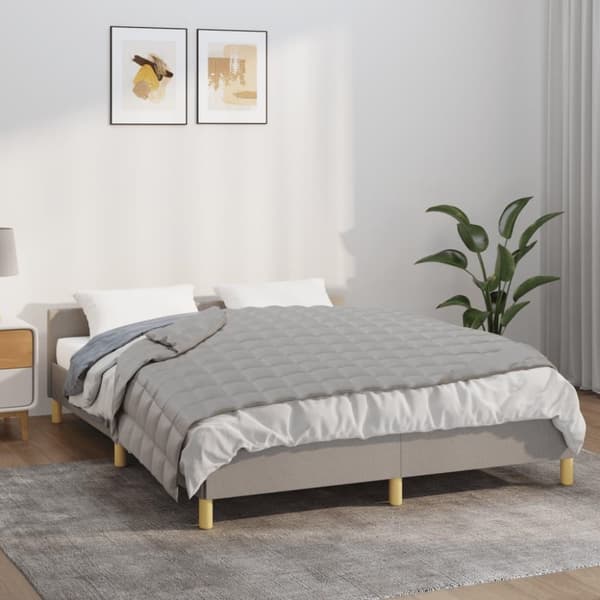 vidaXL Painopeitto harmaa 150x200 cm 11 kg kangas