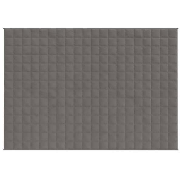 vidaXL Vektdyne grå 150x200 cm 7 kg stoff