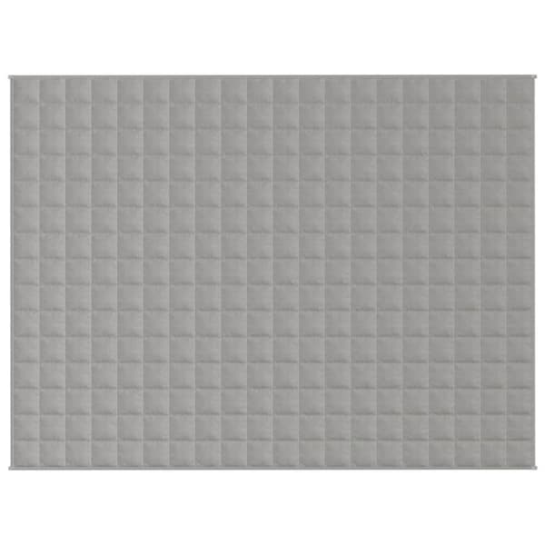 vidaXL Tyngdtäcke grå 150x200 cm 7 kg tyg