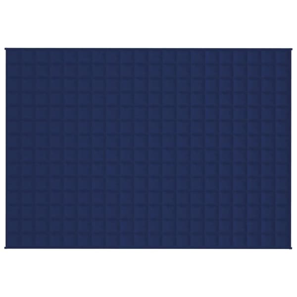 vidaXL Vektdyne blå 138x200 cm 10 kg stoff