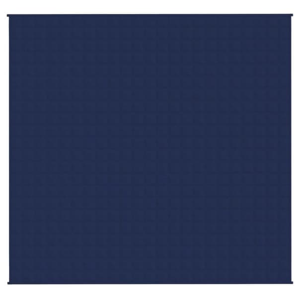 vidaXL Tyngdtäcke blå 220x235 cm 11 kg tyg