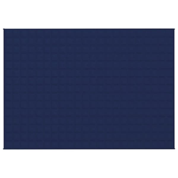 vidaXL Vektdyne blå 155x220 cm 11 kg stoff