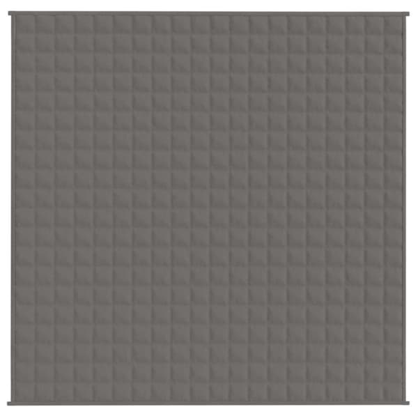 vidaXL Painopeitto harmaa 200x200 cm 13 kg kangas